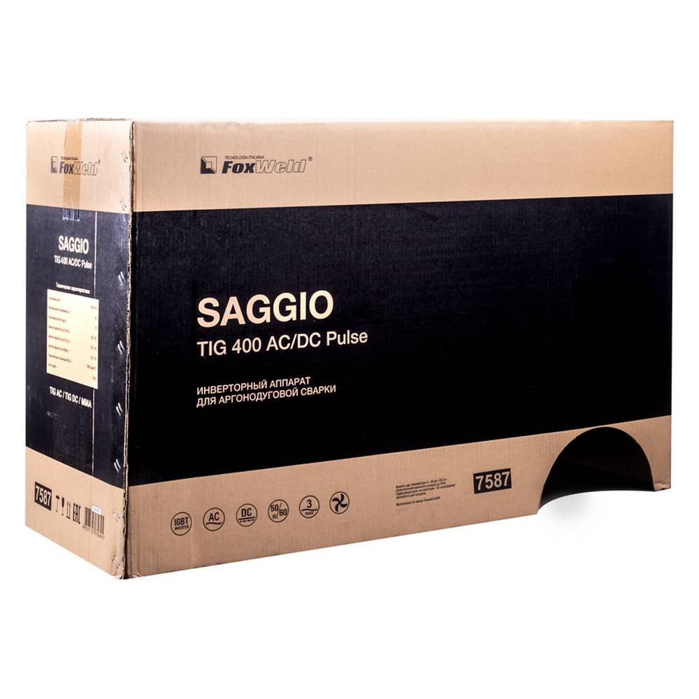 Аппарат аргонодуговой сварки SAGGIO TIG 400 AC/DC Pulse 7587