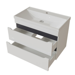 Тумба д/ванной "Лайн-80" подвесная  под раковину Фостер 80 (Kirovit)/Fest-80 (Sanita Lux) (ПВХ)