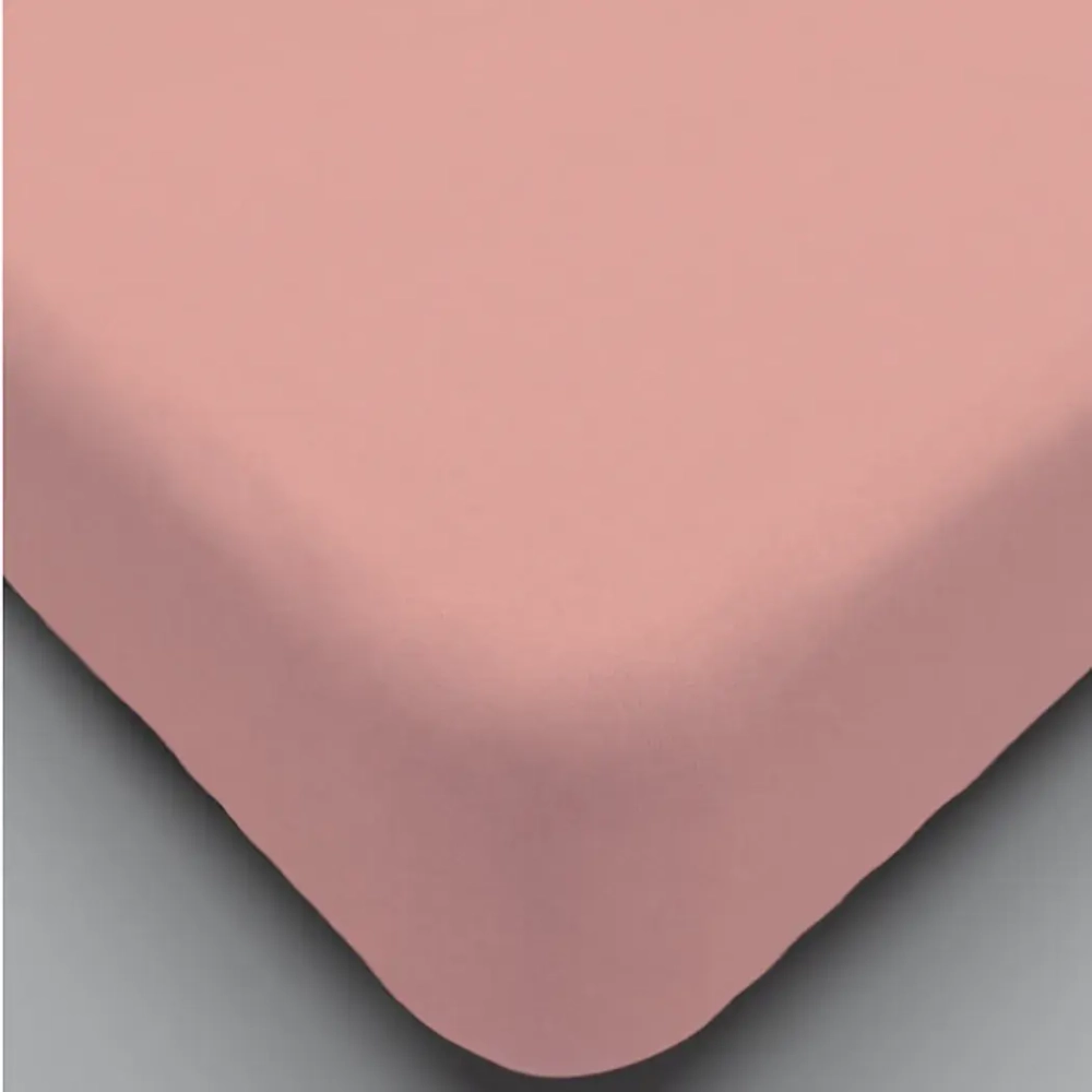 Простыня трик. на резинке 140*200*20 Розовый ТГ