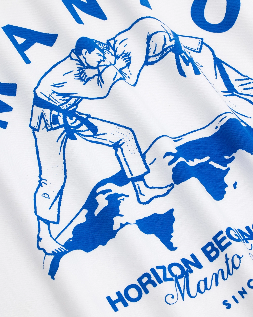 Футболка MANTO HORIZON - белая