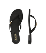 Кожаные вьетнамки LAUREN RALPH LAUREN - черный(802896830)