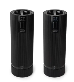 Peugeot Набор из 2 электрических мельниц Line Matt Black Limited Edition