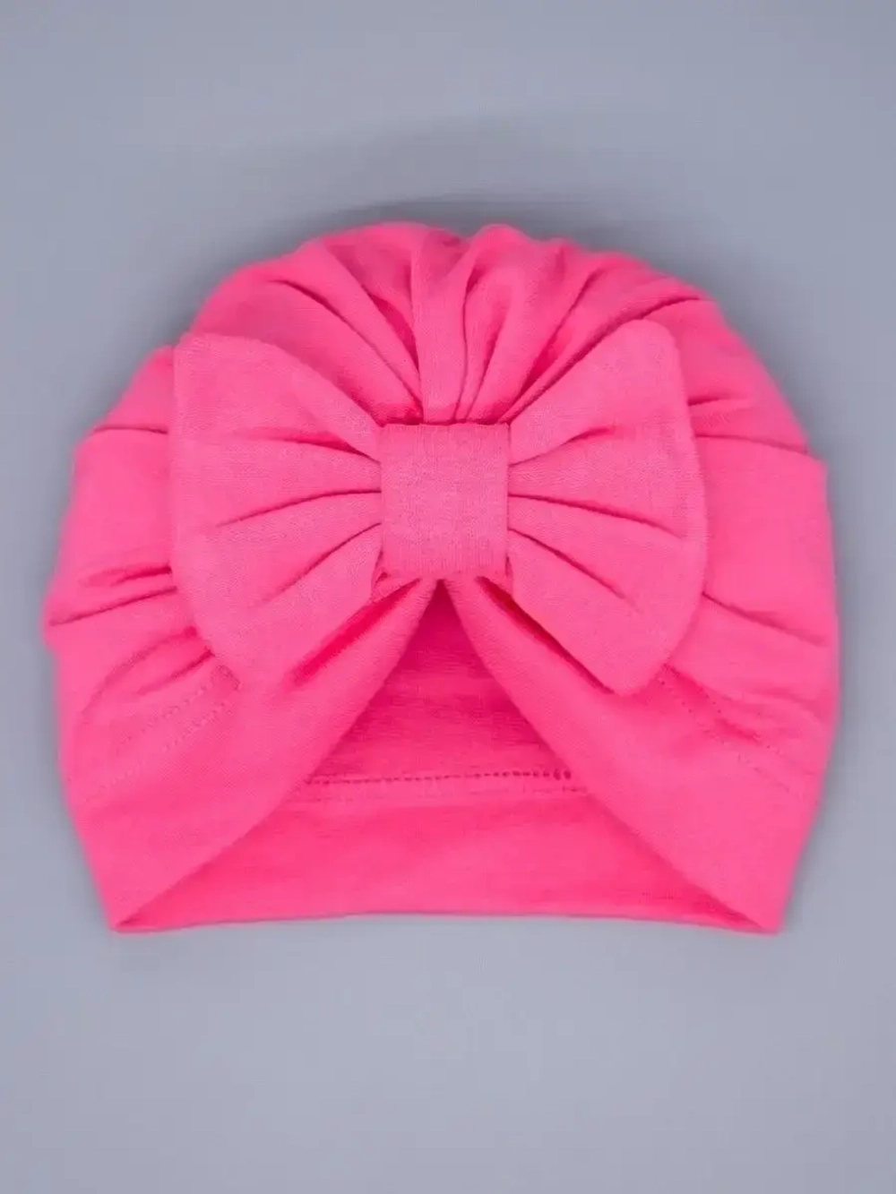 Чалма осенняя детская с бантиком