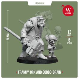 Комплект миниатюр Franky-Ork and Gobbo-Brain