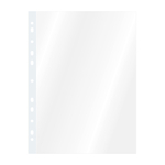 Файлы вкладыши А4 для документов 100 штук, 30 мкм, с перфорацией, MC-Basir, Упаковка прозрачных перфорированных папок-файликов для бумаги, вместимостью до 40 листов