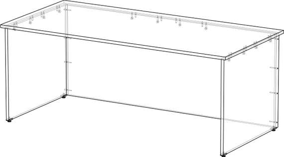 Стол руководителя основной