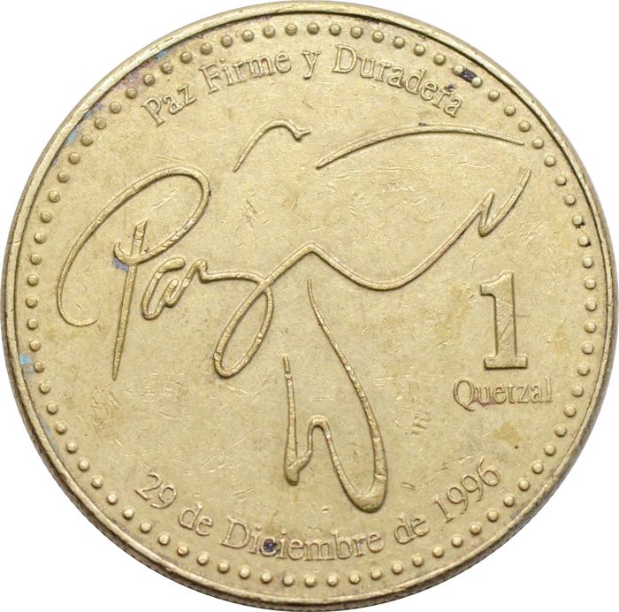 1 кетсаль 1999-2012 Гватемала