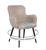 Стул DikLine 503 поворотный опоры чёрные