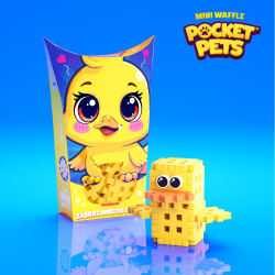 Конструктор Marioinex Mini Waffle Pocket Pets 907160 «Уточка» 16 деталей 907160 — фото 3