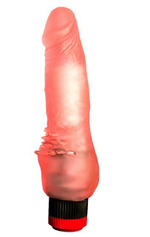 Вибромассажёр гелевый розовый 17.8 см (Цвет: розовый)