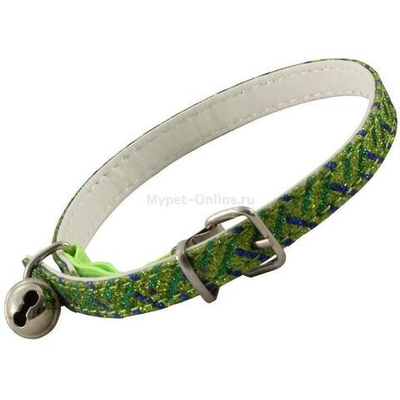 Ошейник из искусственной кожи "Блеск" XS, 10*350мм, Triol