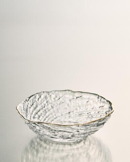 Zara Home миска из стекла, цвет золотой, 13 см