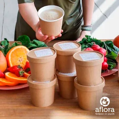 Фотография Костный куриный бульон с сельдереем / 7 шт купить в магазине Афлора