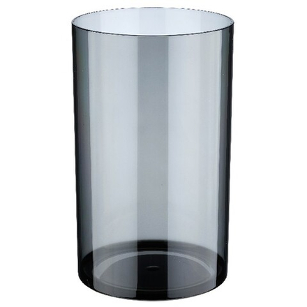 Вазон "Round shadow" (пластик) D15xH25см (Серый)