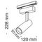 Трековый светодиодный светильник для магнитного шинопровода Maytoni Track Lamps TR019-2-10W3K-B