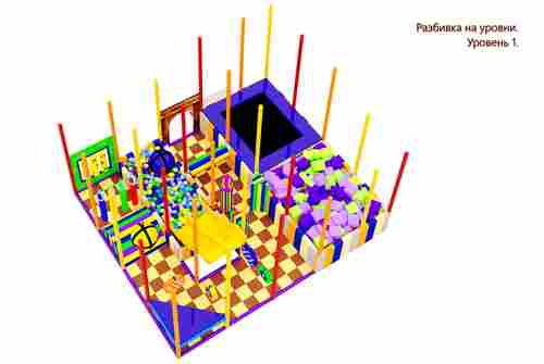 Детский игровой лабиринт «В гостях у Лисы»