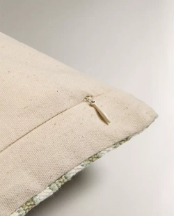 ZARA HOME НАВОЛОЧКА ДЛЯ ДЕКОРАТИВНОЙ ПОДУШКИ В ПОЛОСКУ, СИНИЙ