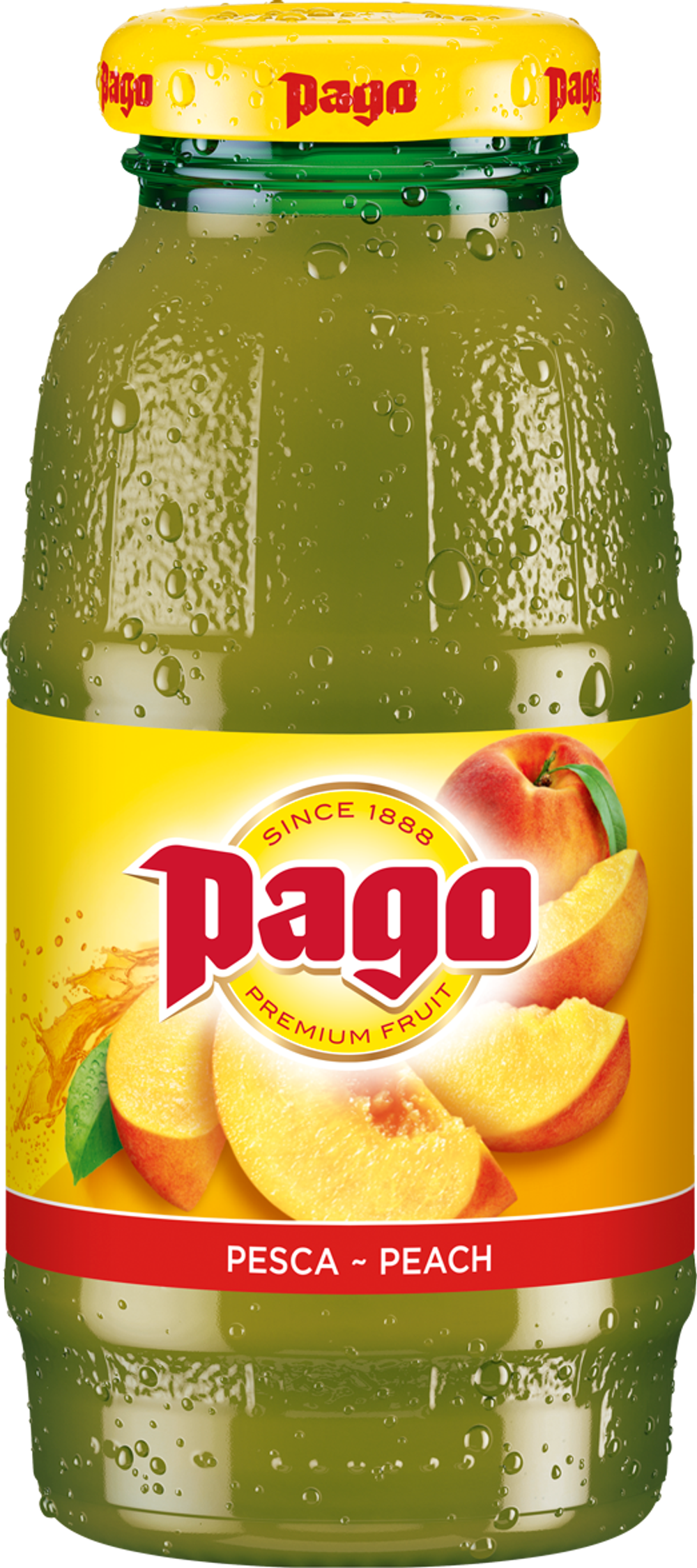 Сок Pago Персик, Glass 0,2 л.