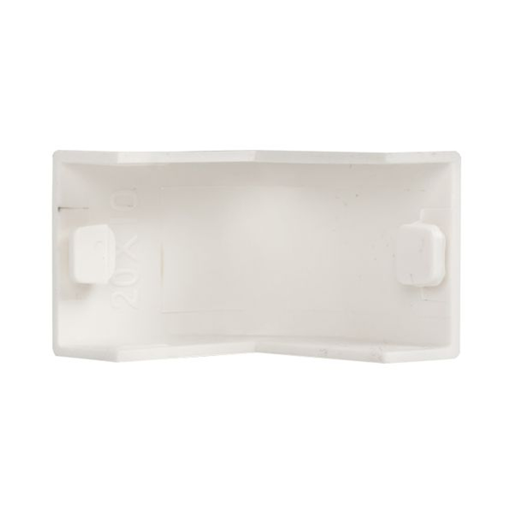 Угол внешний (20x10) (4 шт) белый EKF-Plast