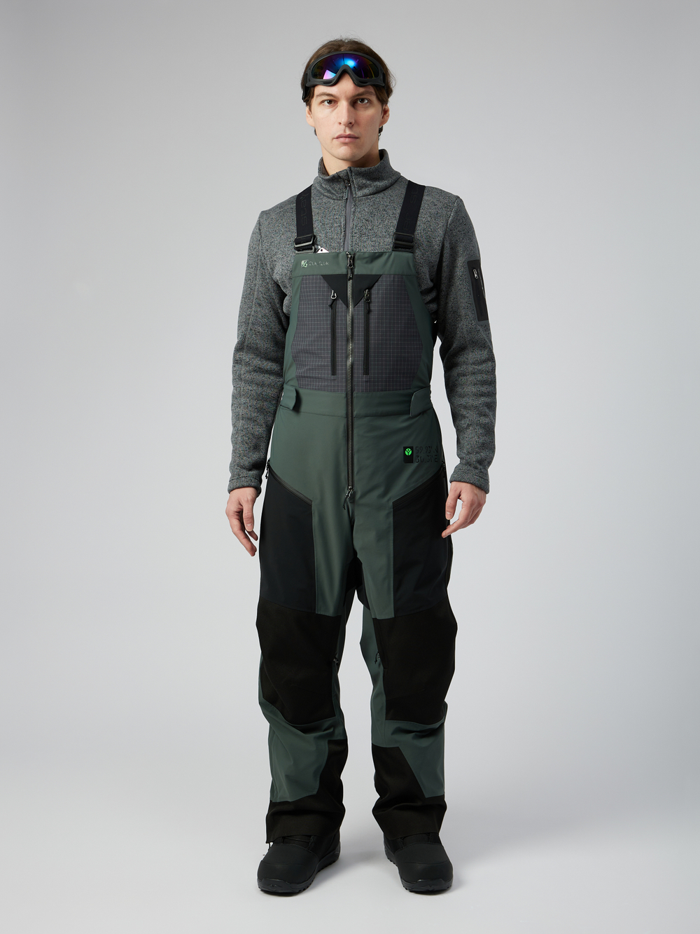 Полукомбинезон мембранный Bib Ахун (Хаки)