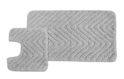 Vittorio (серый) Набор ков. для ванной комнаты 60х100 и 50х50см