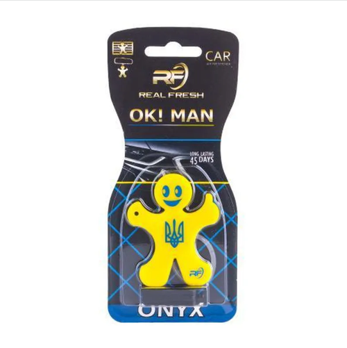 ОСВЕЖИТЕЛЬ ВОЗДУХА REAL FRESH OK! MAN PREMIUM SILVER