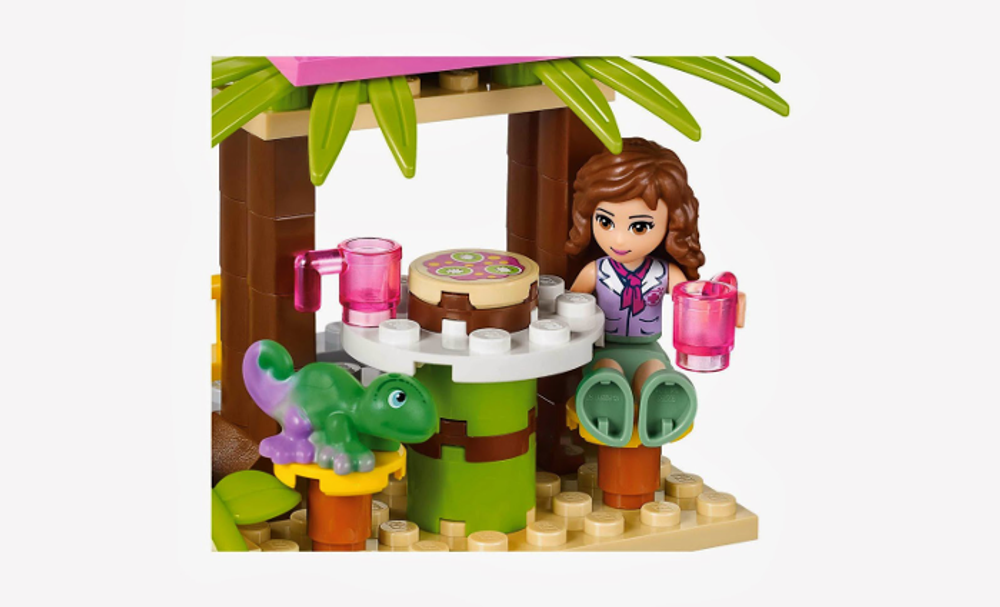 LEGO Friends: Спасение тигрёнка у водопада 41033 — Jungle Falls Rescue — Лего Френдз Друзья Подружки