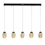 Подвесной светильник MD25090022-5B matt black/champagne