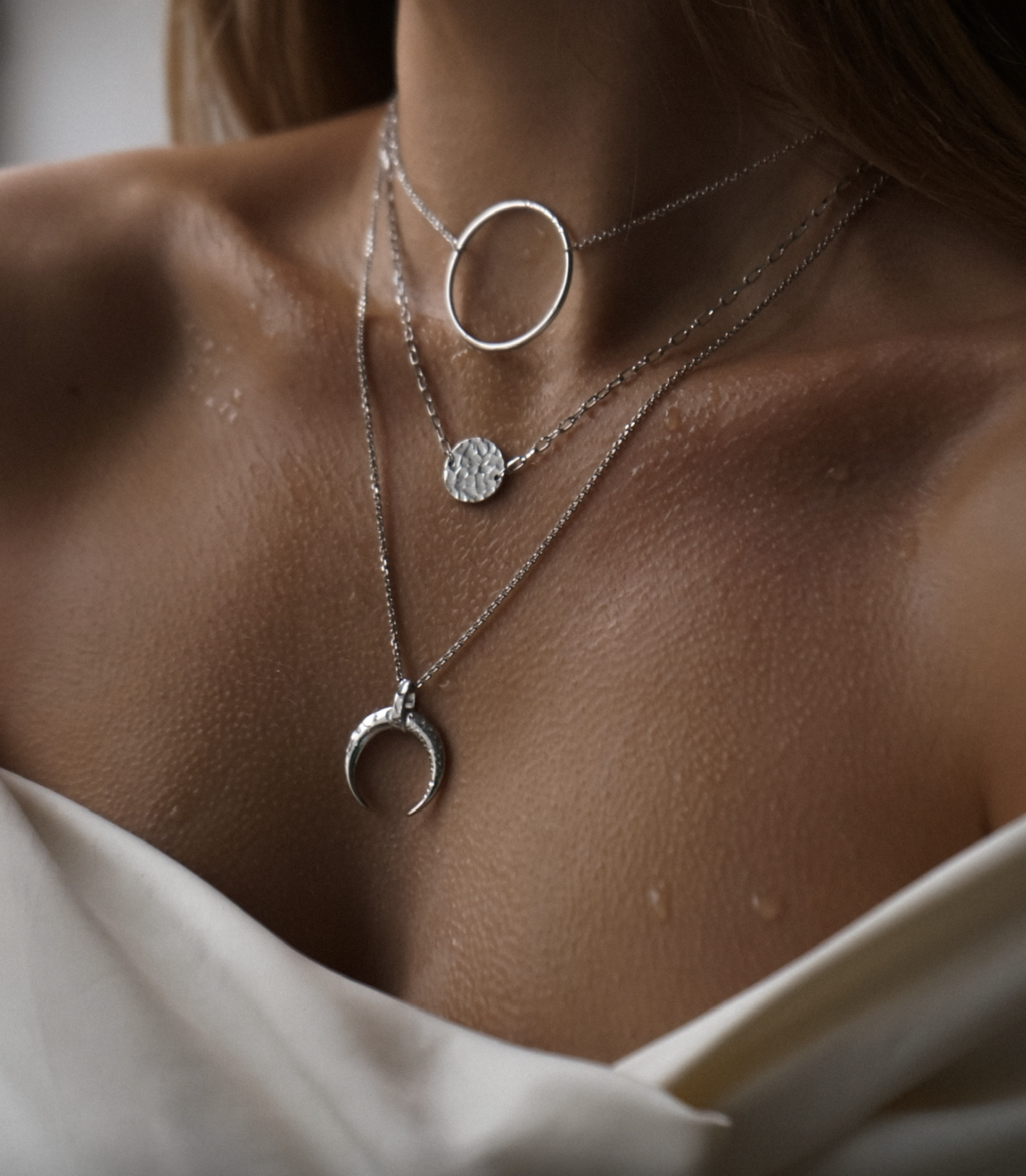 Подвеска-оберег Лунница с цепочкой