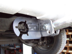 Фаркоп оцинкованный Galia D040A для Renault Sandero 2009-2014, Sandero Stepway 2010-2014(паспорт и сертификат в комплекте)(без электрики)