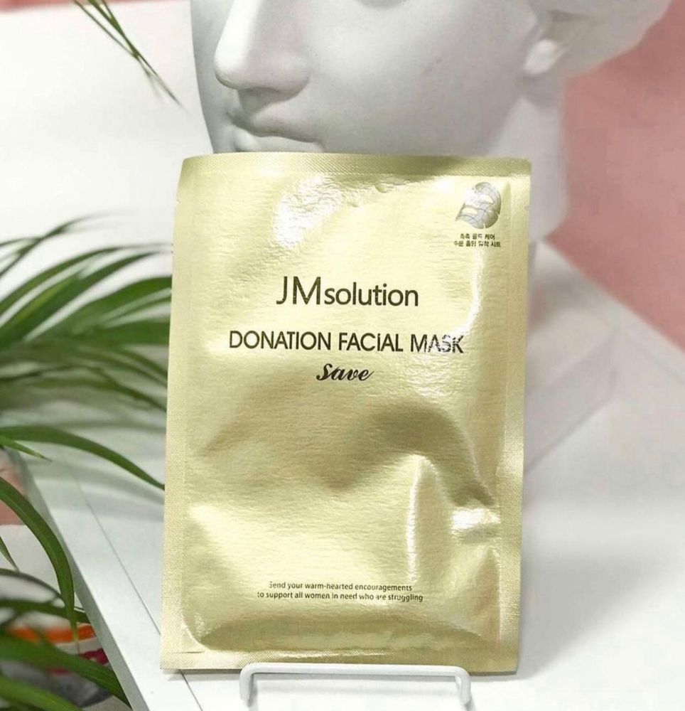 JMsolution Тканевая маска DONATION FACIAL MASK Save