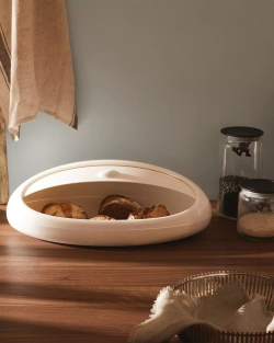 Alessi - Хлебница Gnam 46х26см белый / артикул   ASG22 W  / GTIN 8003299923601