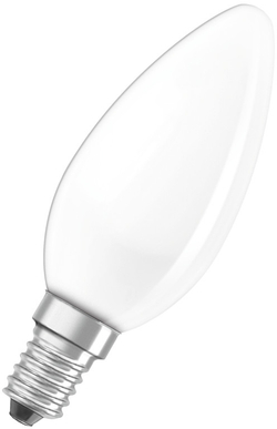 10 шт Лампа накаливания свеча Osram 60W E14 матовая CLASSIC B FR 4008321410719
