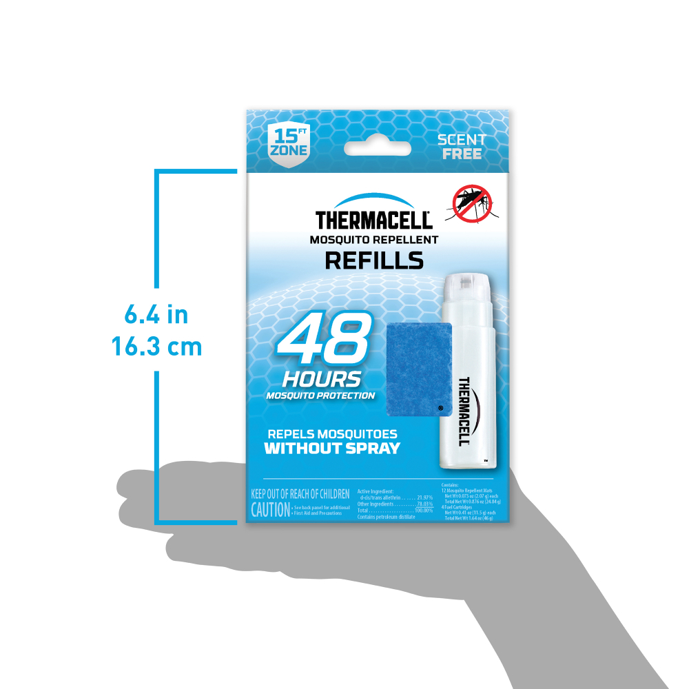 Набор запасной THERMACELL MR400-12 (4 картриджа +12 пластин)