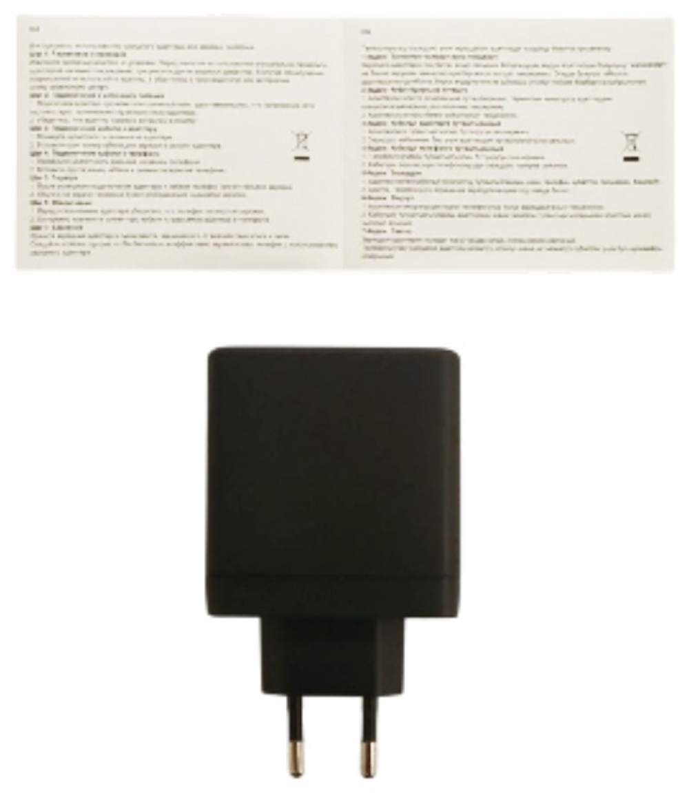 Зарядное устройство ARG ARGTB1001 USB Type-C, USB черный