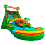 Водная горка с бассейном «Тропический вызов» 9,6×3,3×5,4 м