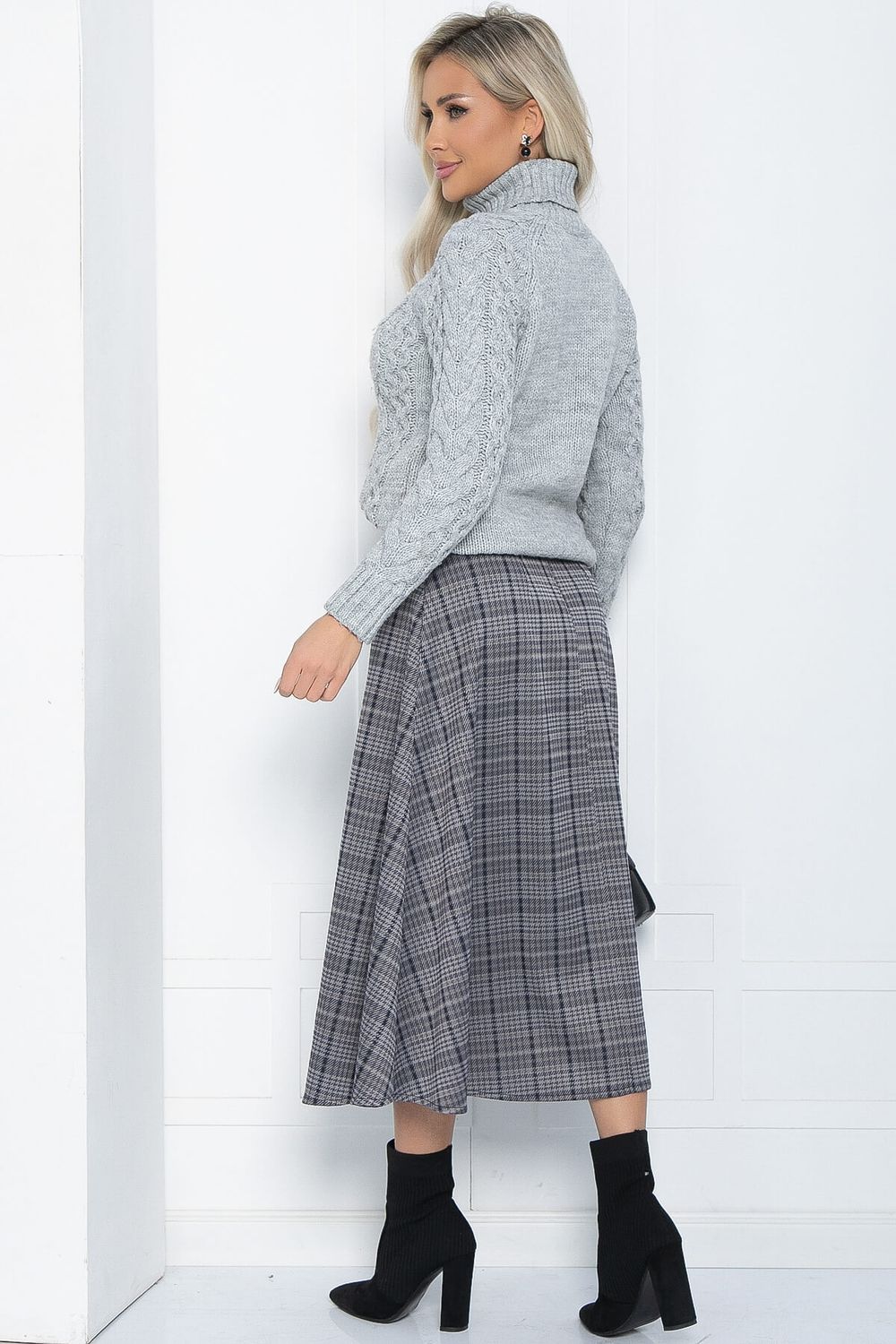 Юбка Дакота (серая) Ю12163 LT Collection