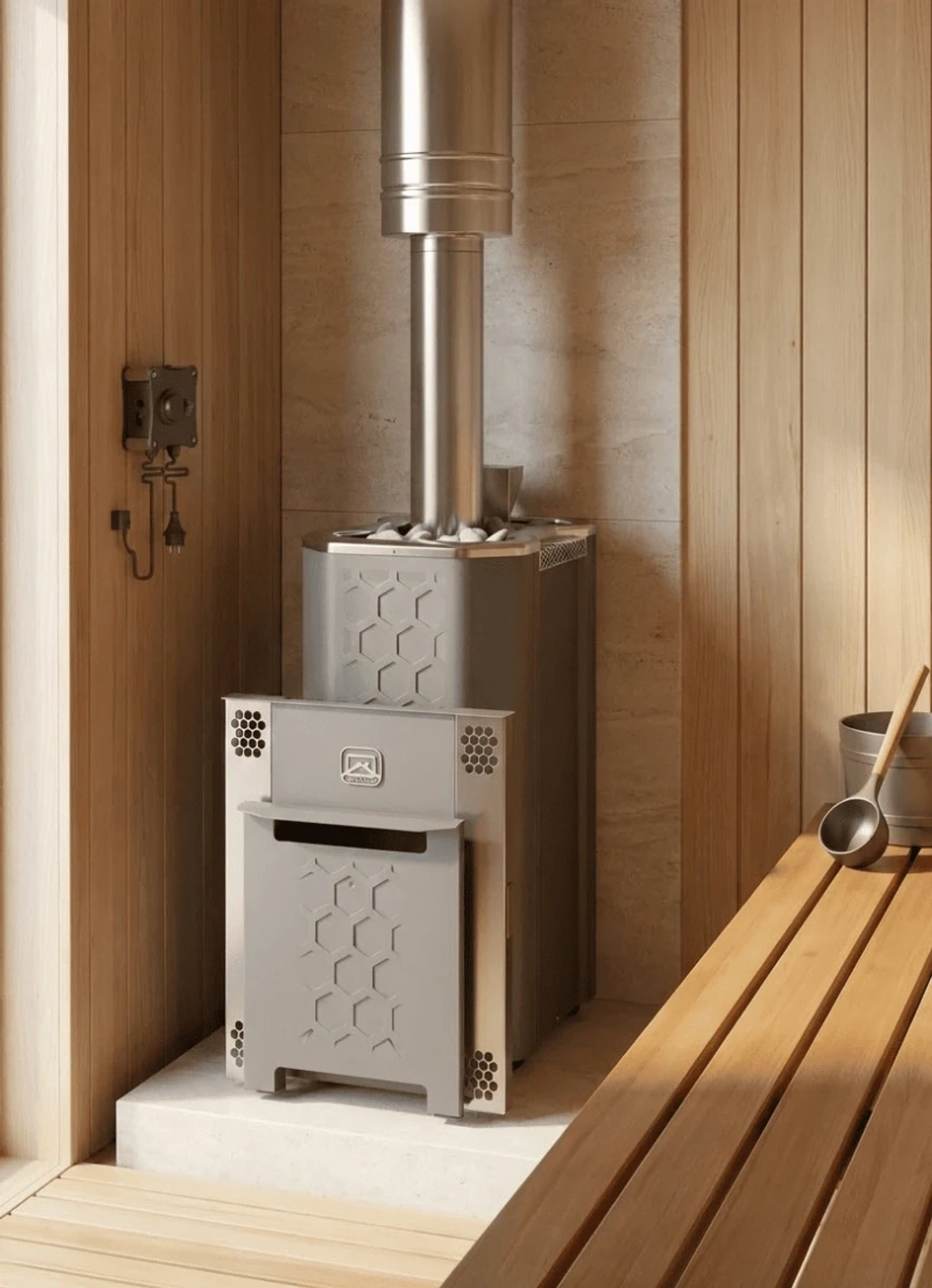 Печь для бани Эльма - 20 ЛГ