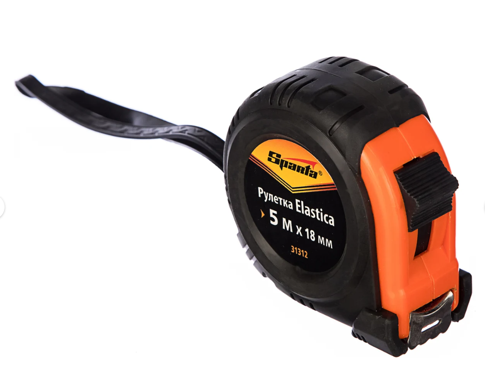 Рулетка 5 м х 18 мм Elastica SPARTA 31312