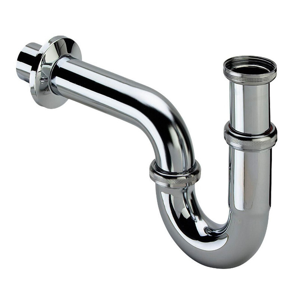 Сифон д/умыв. 1 1/4"х32 МS2020-10 прямоточн. металлич. AQUANT