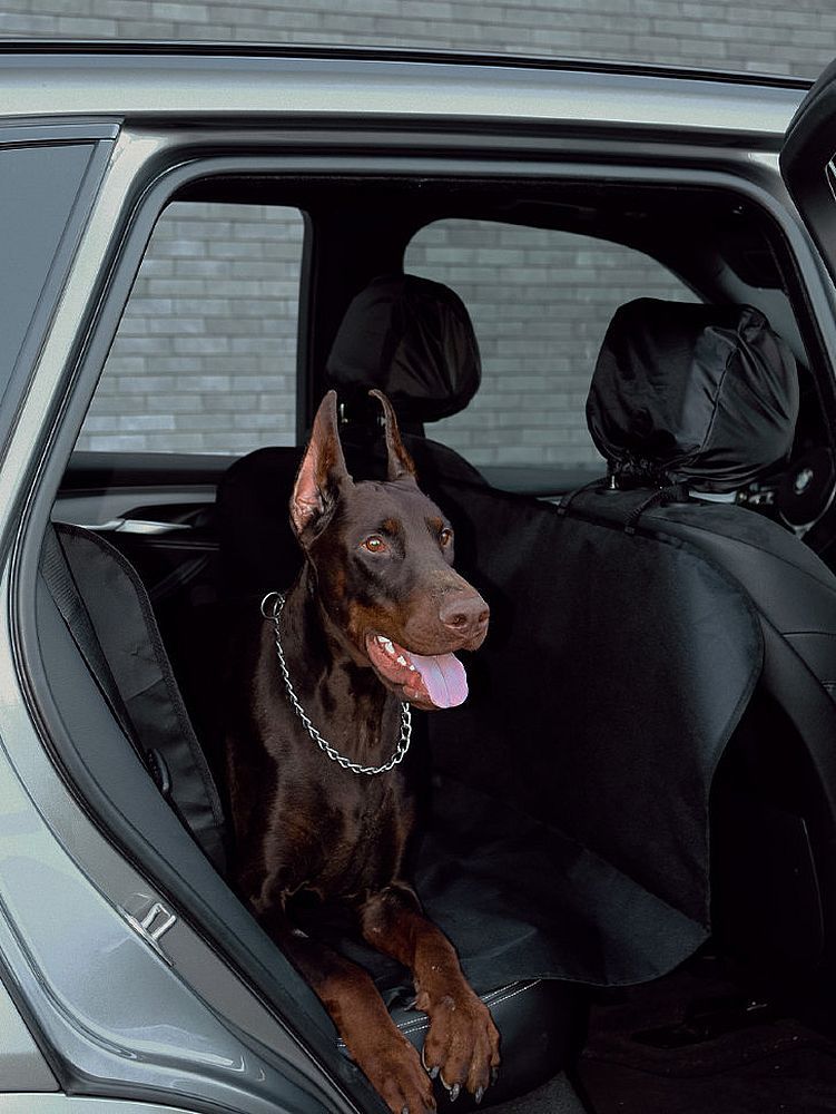 Гамак автомобильный LM6600, черный, размер 140х160 см Lion