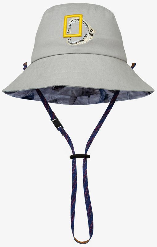 Панама детская из хлопка Buff Booney Hat Sile Light Grey Фото 1