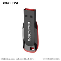 Yaddaş kartı \ Карта памяти \ Flash Card Flash Drive Borofone UD2 16GB Цвет Чёрный
