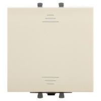 Инвертор одноклавишный модульный, "Avanti", "Ванильная дымка", 2 модуля