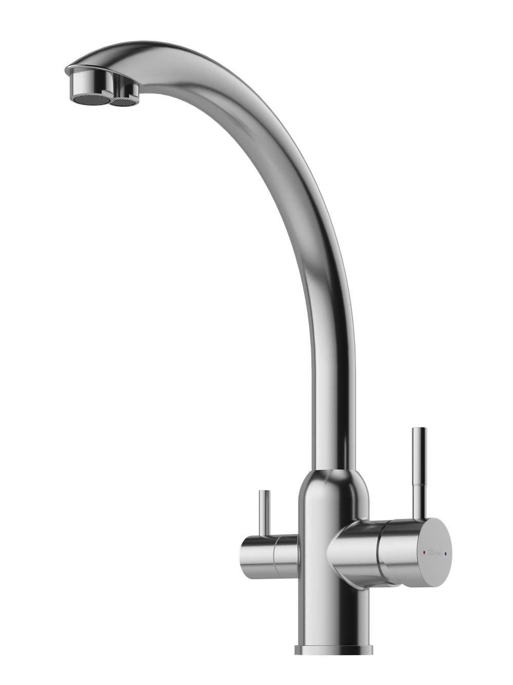 Смеситель для кухни Domaci Ливорно D8649BR брашированный