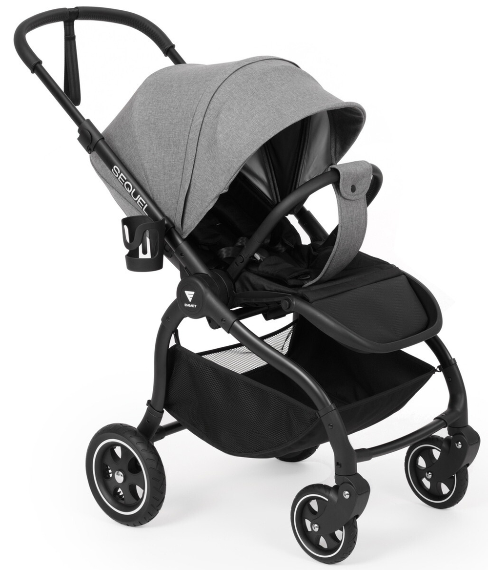 Детская прогулочная коляска Emmet Sequel SQL-03 Серый / (Gray)