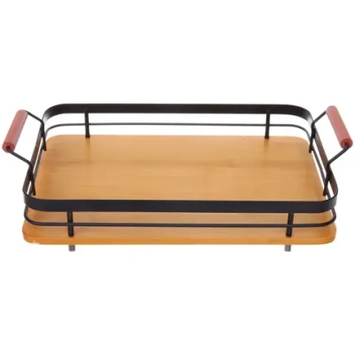 Поднос для завтрака «SHEF» 34,5*24,5*10см с ручками