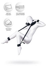 Фиксирующие стропы Anonymo с подушкой под шею (Цвет: черный)