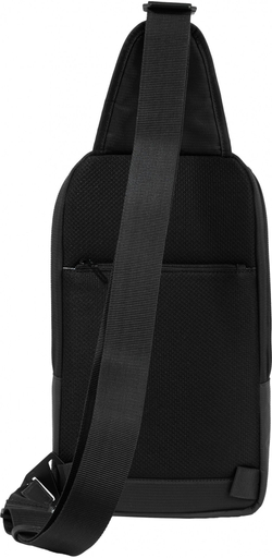 Рюкзак слинг Piquadro Steve CA6003S131/BLU темно-синий полиэстер/натур.кожа