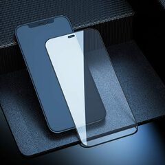 Защитное стекло 2.5D 0.33мм HD Hoco A19 для iPhone 12 Mini (Черная рамка)